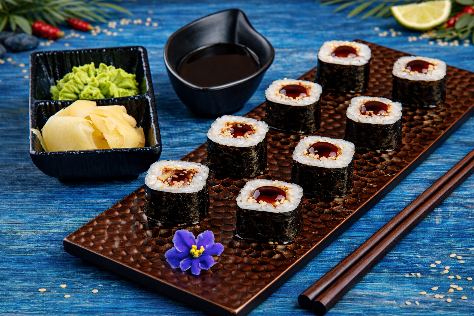 Ролл с угрем