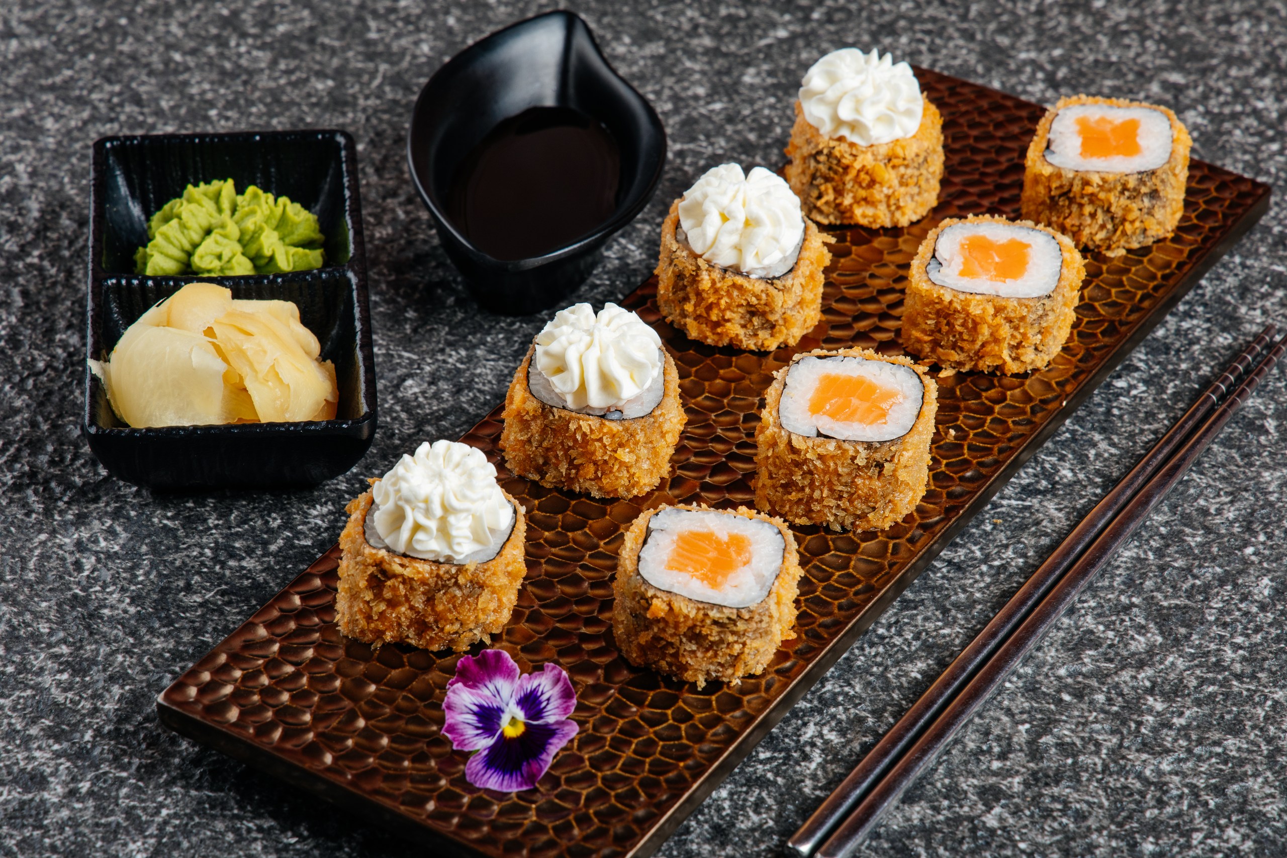 Лосось темпура